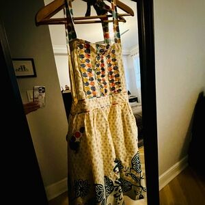 Colorful Patterned Halter Apron